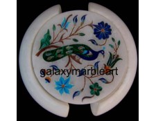 Inlay handicraft gift coaster set 3.5" Cs-49